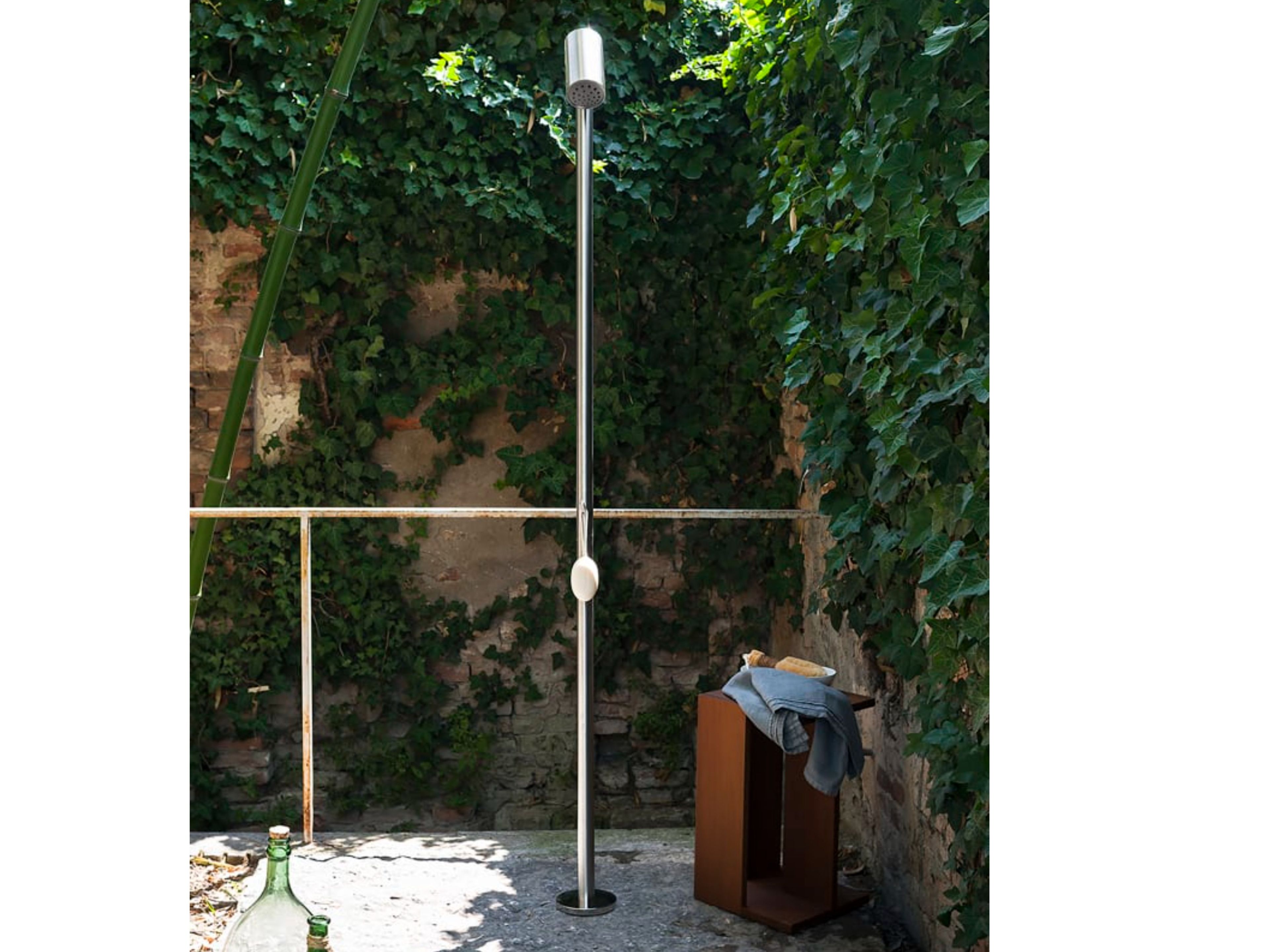 Открытый душ из нержавеющей стали Agape SQUARE ARCH-00040734