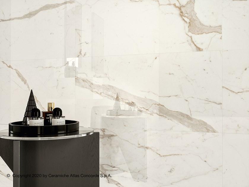 Atlas Concorde Белая плитка для стен с эффектом мрамора Marvel shine sun-id-1375735 - Вид №72