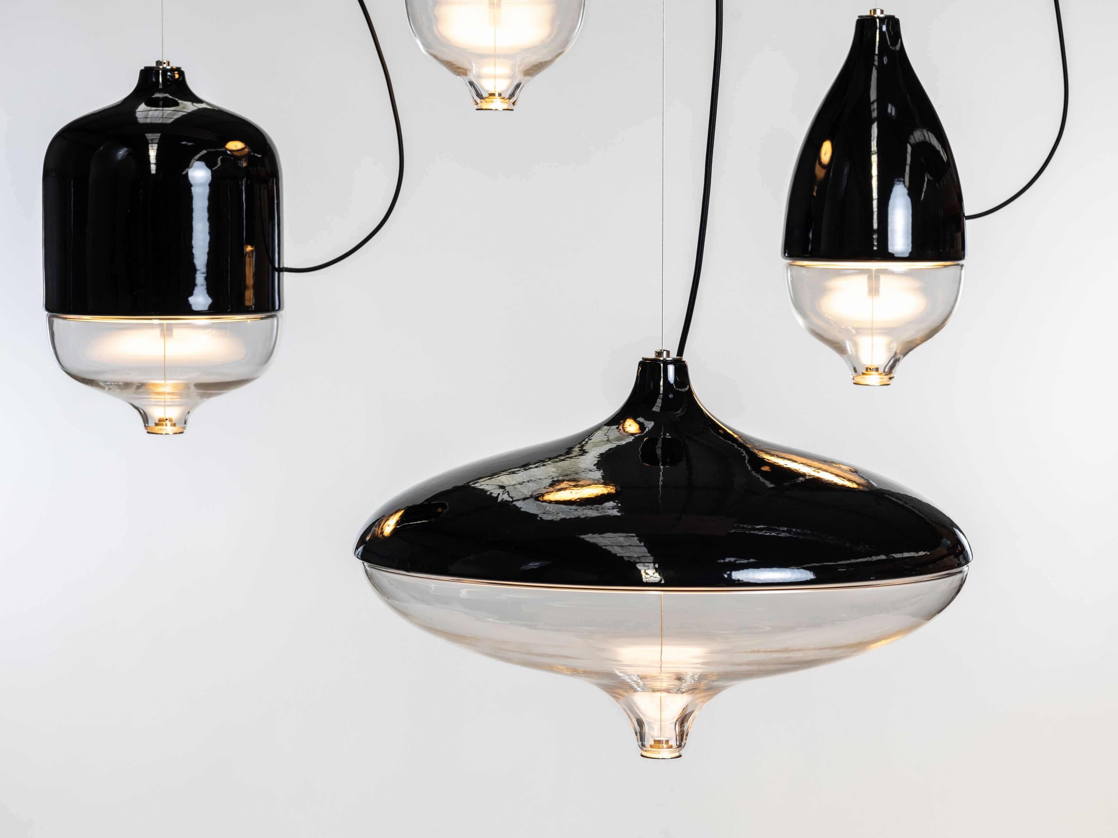 Керамический и стеклянный светодиодный подвесной светильник Hind Rabii T-Cotta ARCH-00045990 - Вид №3