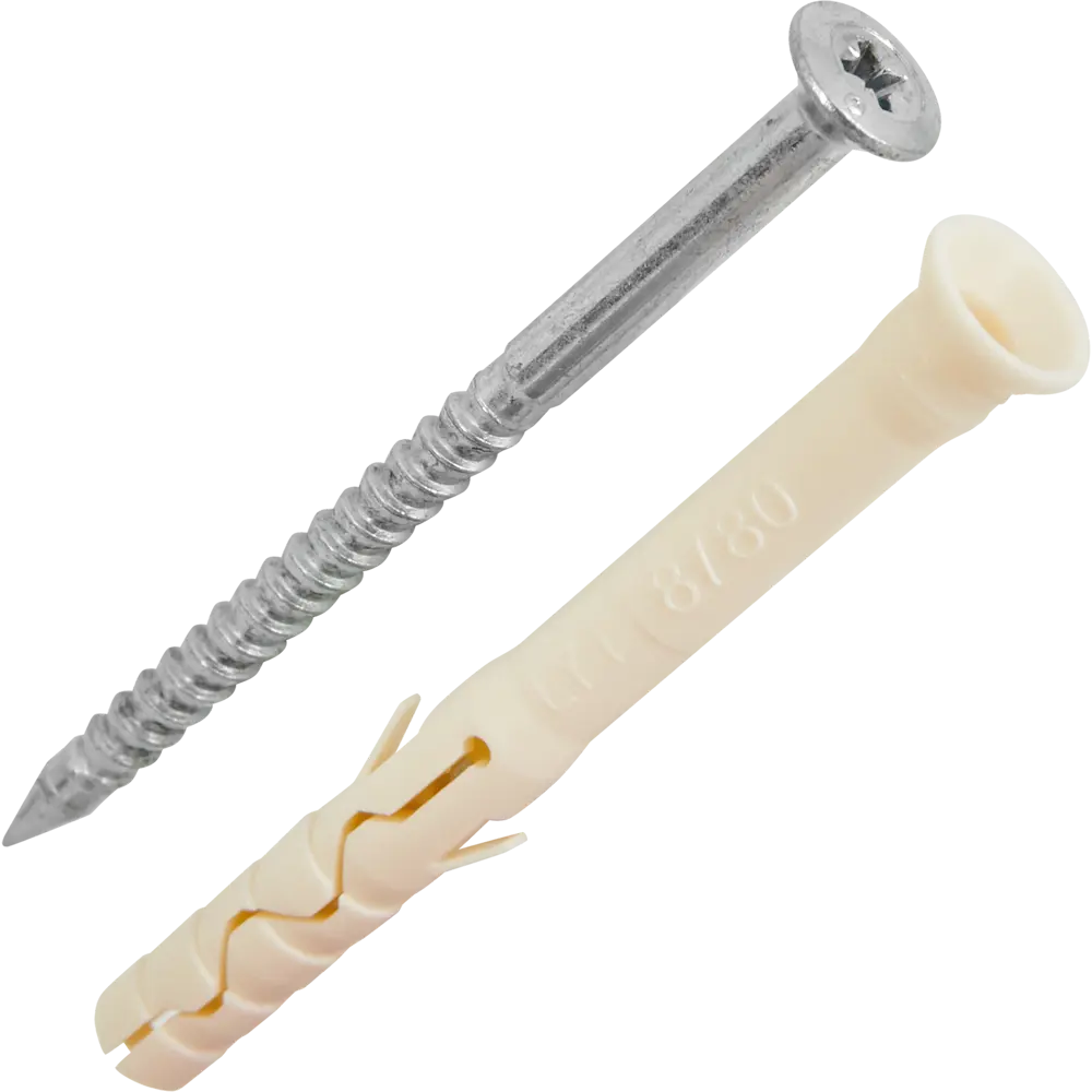 Дюбель-гвоздь SORMAT 8×80 мм с потайной манжетой для бетона и кирпича 84257534 STLM-1582627 - Вид №1