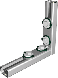 6584003 BIS RapidRail® Уголки 90° для создания конструкций из профиля RapidRail walraven  - Вид №2