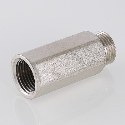 VTr.197.N.0420 Фитинг резьбовой – удлинитель Valtec 1/2" х 20 мм  - Вид №3
