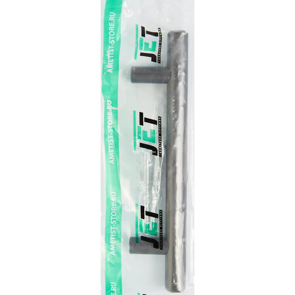 86858655 Ручка-рейлинг мебельная 112 96 мм цвет графит STLM-1006996 Jet  - Вид №3