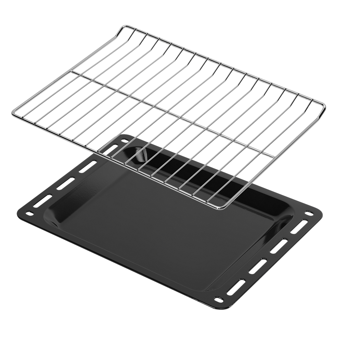 9100941 Электрический духовой шкаф HOMSair OEF606WH белый STDN-0133331 - Вид №11