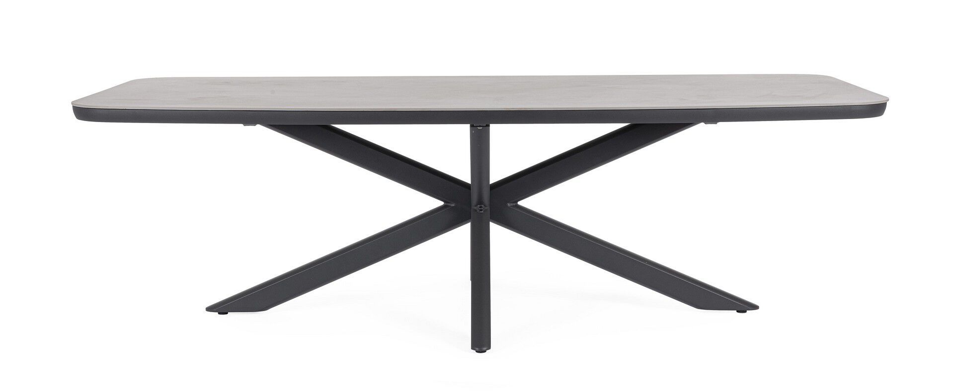 Прямоугольный садовый стол из спеченного алюминия и камня BIZZOTTO ISACCO ARCH-00059273 - Вид №6