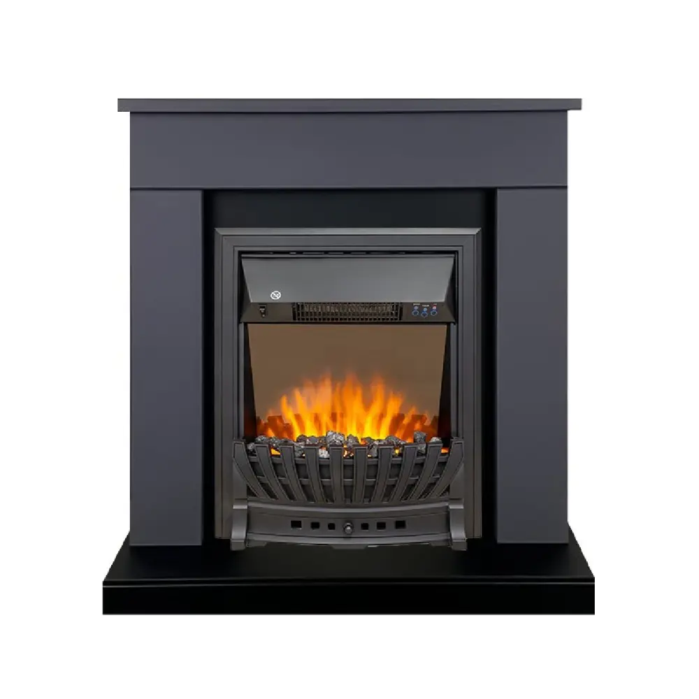 Каминокомплект Royal Flame Bergen STD SFT разборный Aspen Black 1.5 кВт цвет серый графит 89396823 STLM-2185257 