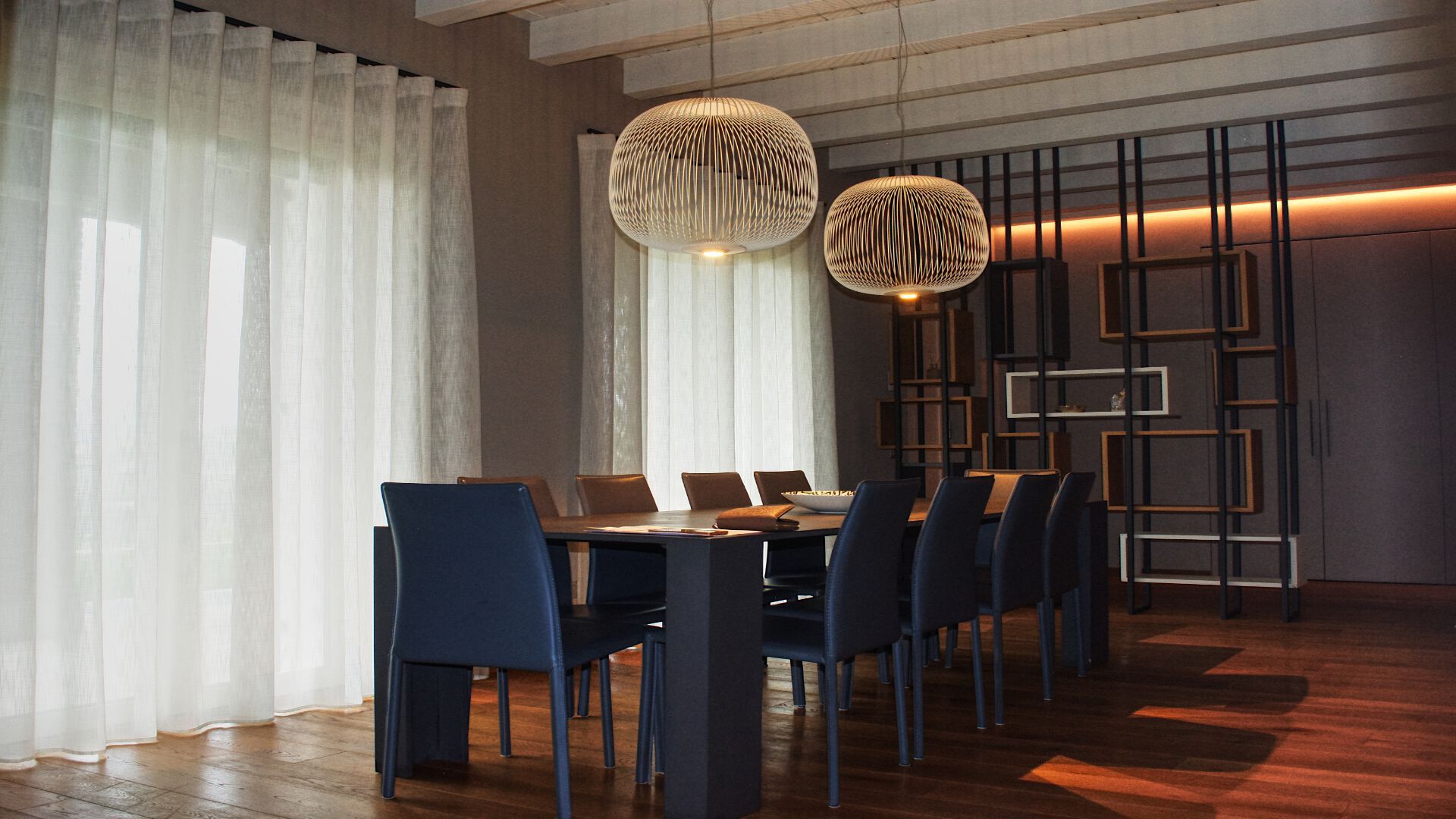 Полиэфирная огнестойкая однотонная ткань для штор Tendagi® ткани Tendagi ® ARCH-00149003 - Вид №1