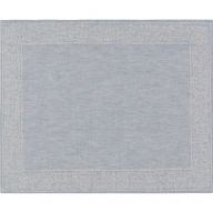 LEI_38_48_38 Подставка под тарелку, 38/50 голубой 100% лен жаккард LEITNER