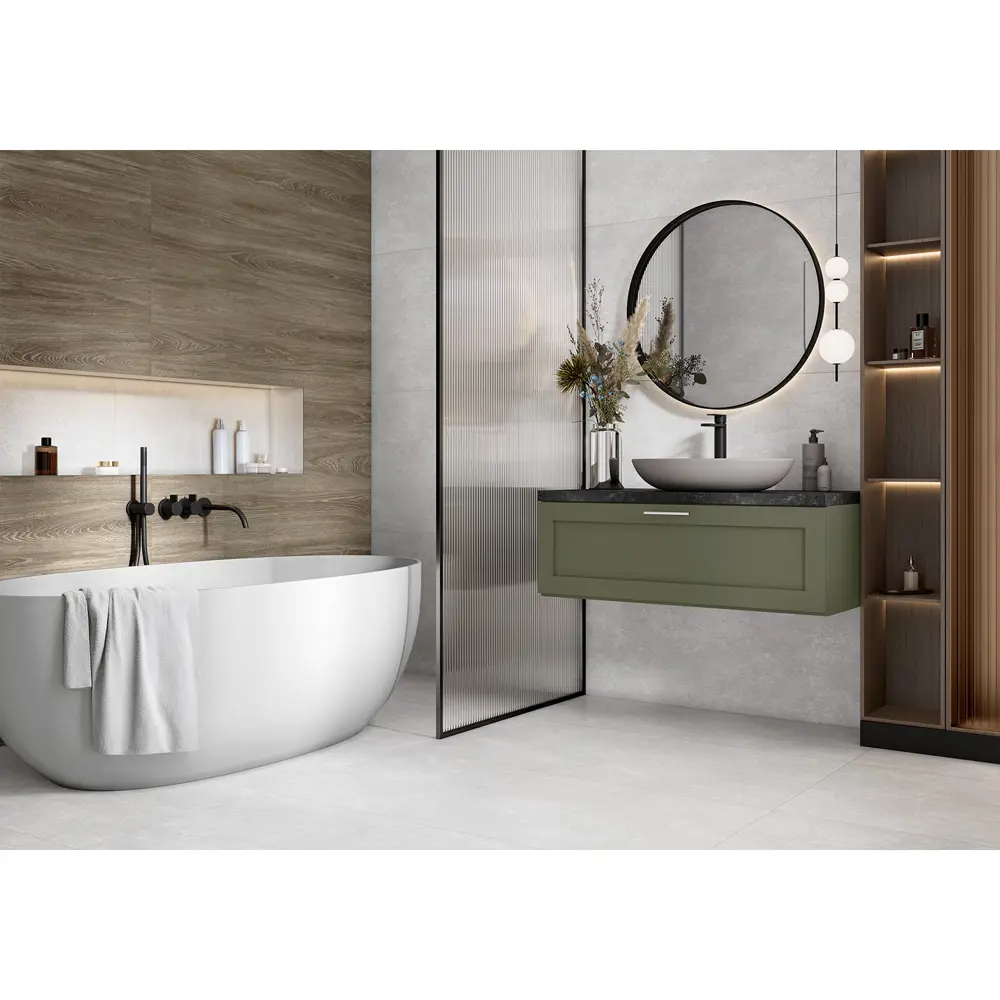 Глазурованный керамогранит Alma Ceramica Woodstory 40 60x120 см 1.44 м² матовый цвет коричневый 89458826 STLM-2179887 - Вид №3