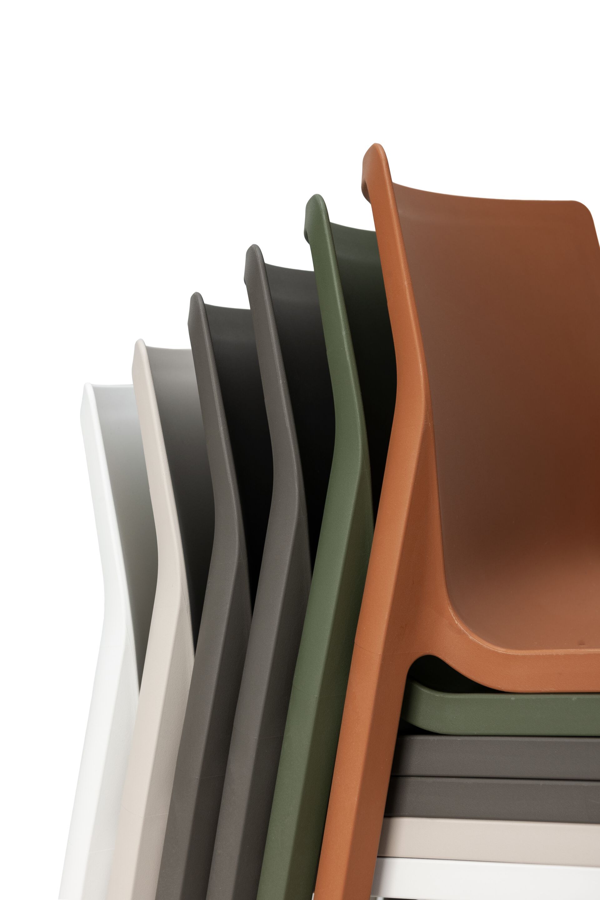 Рециркулированный пластиковый штабелируемый стул с подлокотниками Kristalia LP ARCH-00051378 - Вид №15