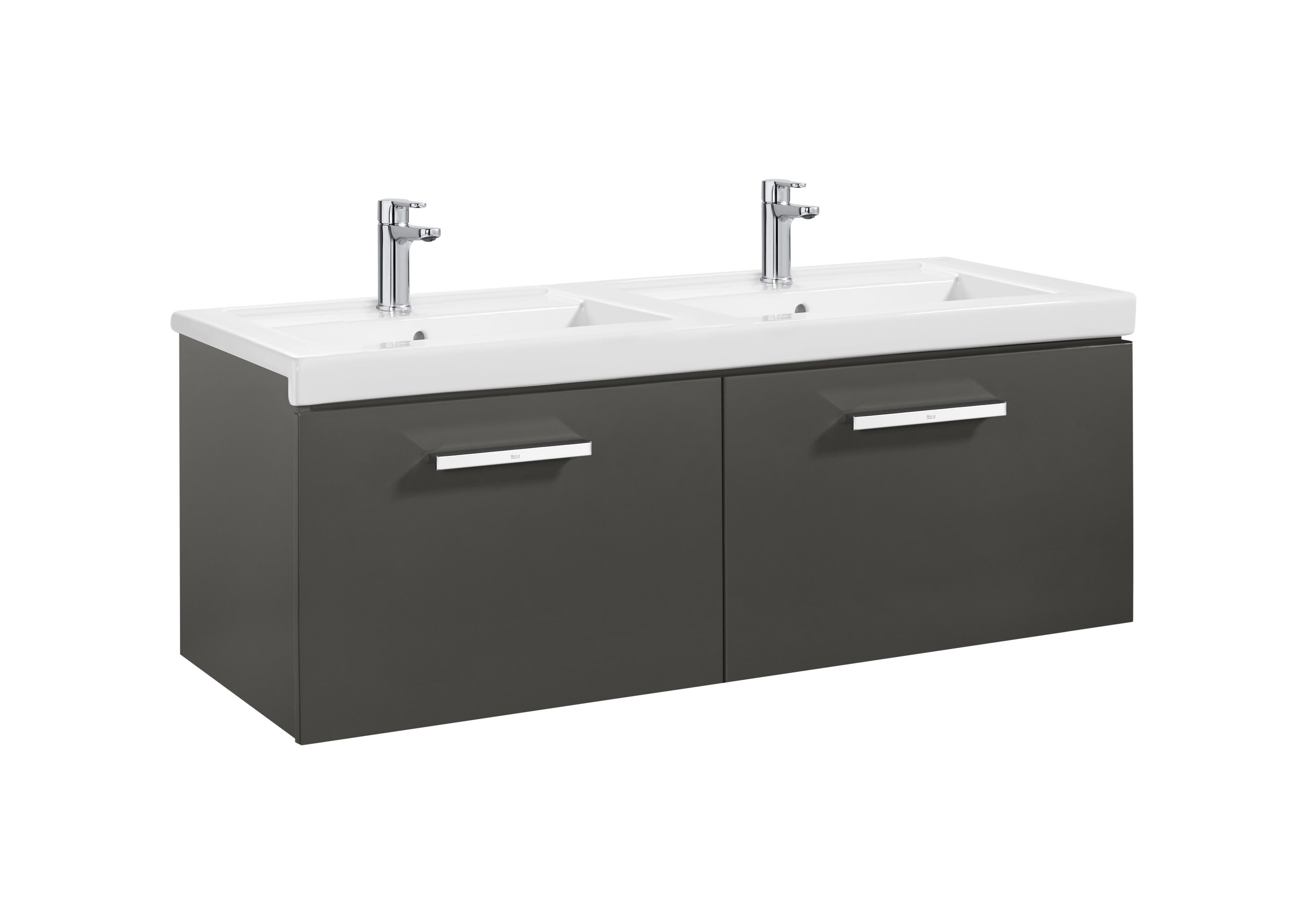 Двойной подвесной шкаф для умывальника со встроенной раковиной Roca Prisma ARCH-00107769 - Вид №1