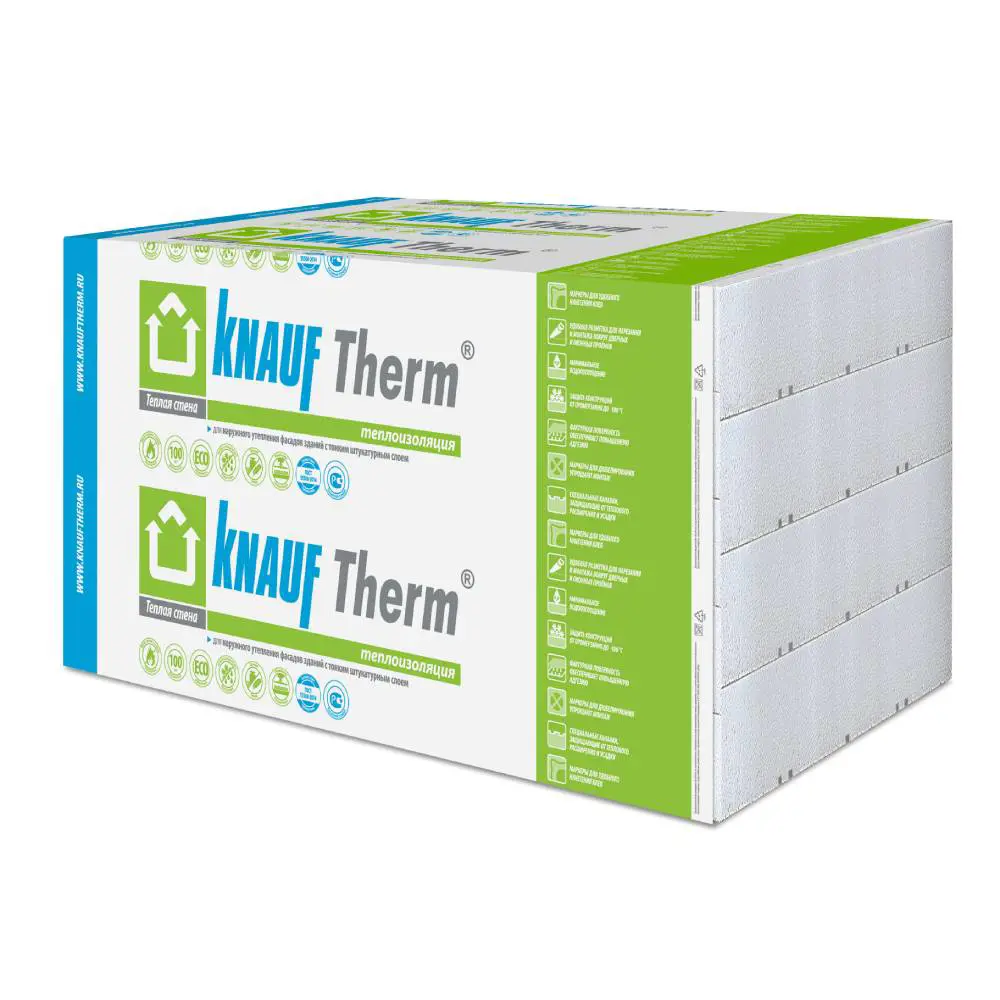 Пенополистирол Knauf Therm Теплая стена 1200x600x100 мм 85066621 STLM-2135421 