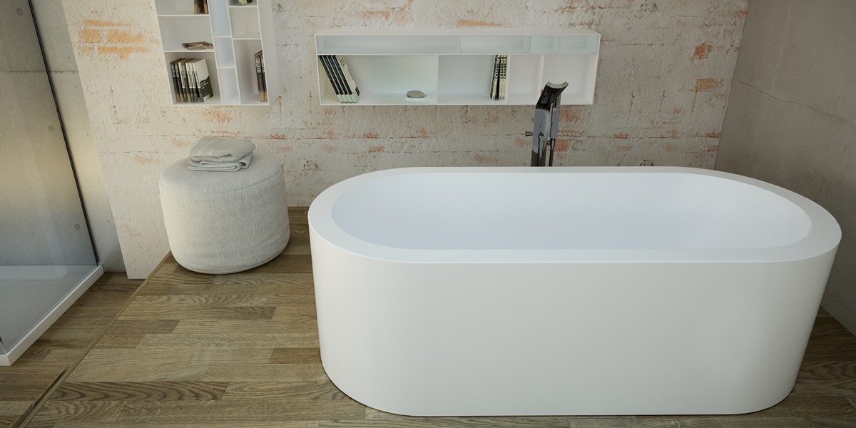 Dimasi Ванна овальная отдельностоящая Sapphire Tub белая SPH0301 - Вид №1