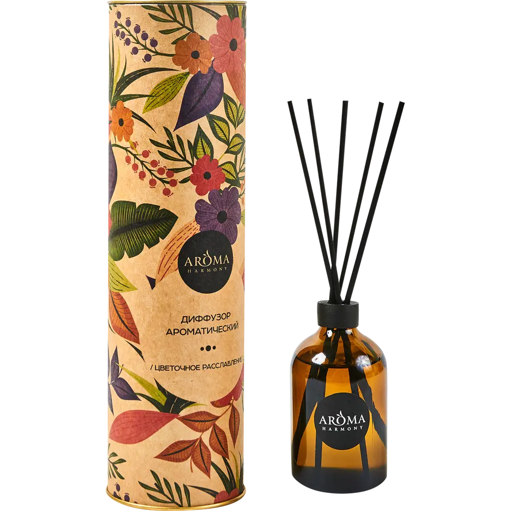 AROMA HARMONY Диффузор Цветочное расслабление с ароматом яблока и пиона 89340845 STLM-0814126
