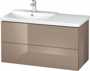 LC625108686 Тумбочка подвесная L-Cube #LC6251 1020 x 481 мм Капучино глянцевый лак