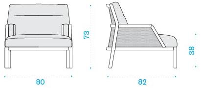 Ethimo Садовое кресло Bergere с подлокотниками Grand life sun-id-1387286 - Вид №10