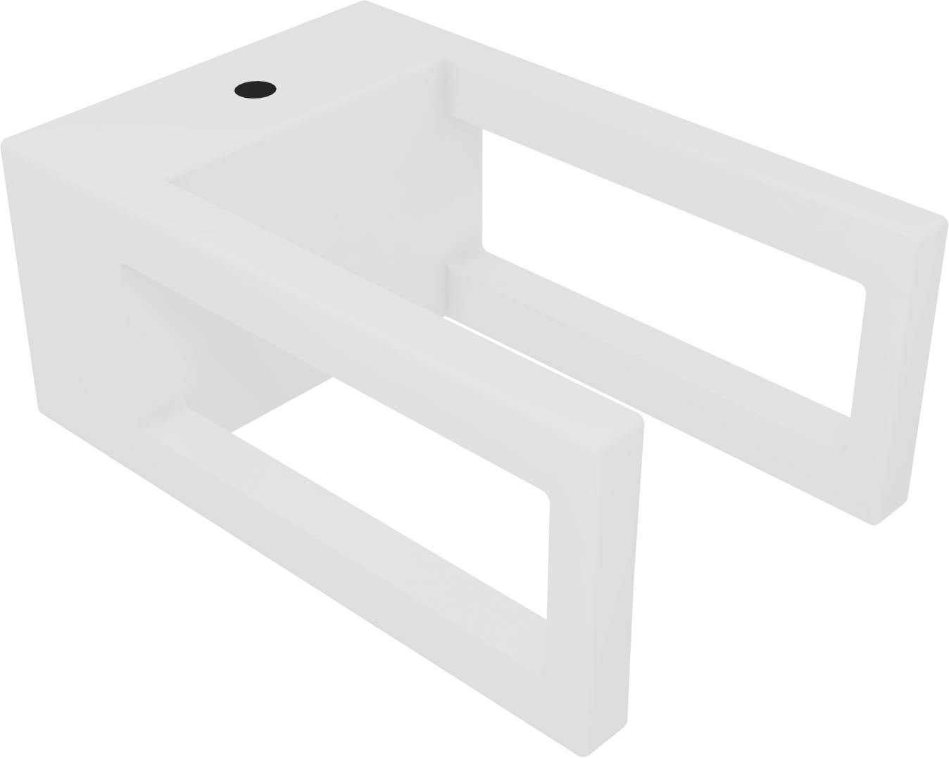 GLCEBISO1 Консоль приставная для установки чаши биде GSG CERAMIC GLASS