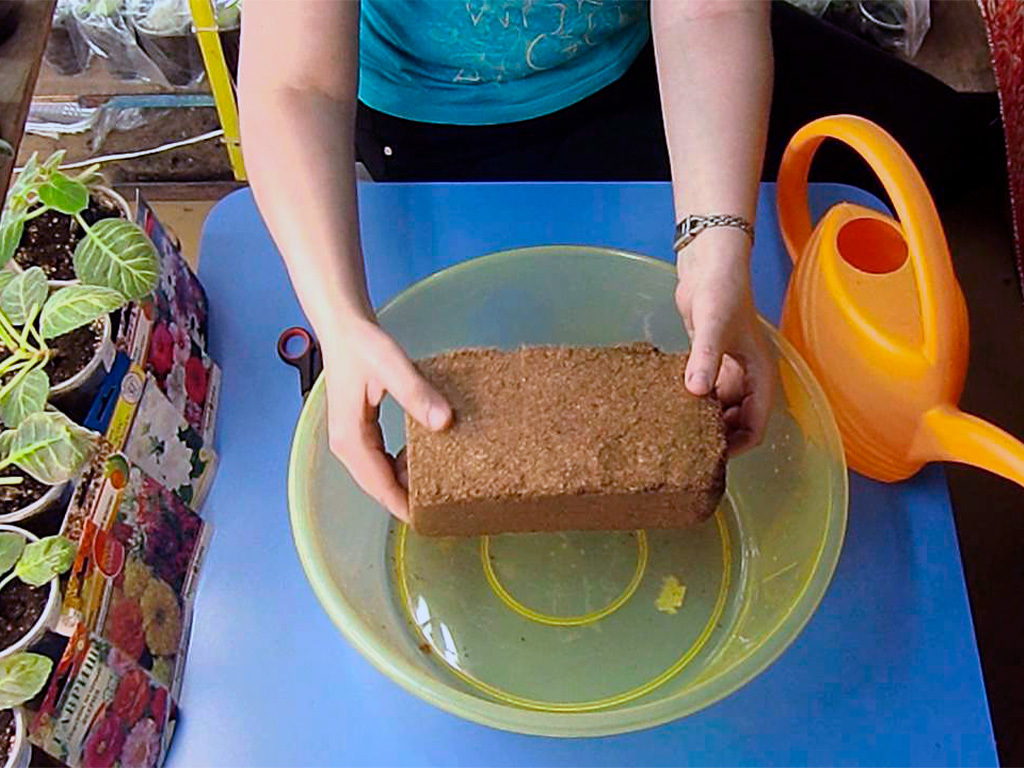 Кокосовый субстрат Орехнин, брикет 25 литров ГеоПластБорд GPBST-243 - Вид №3