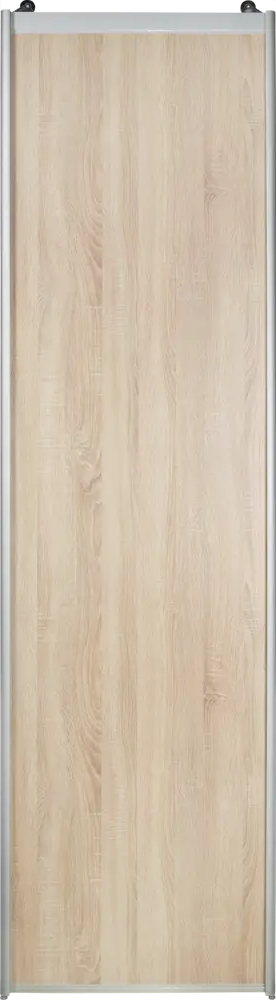 Дверь-купе Spaceo для шкафа 2555×704 мм в цвете дуб сонома/серебро 18833633