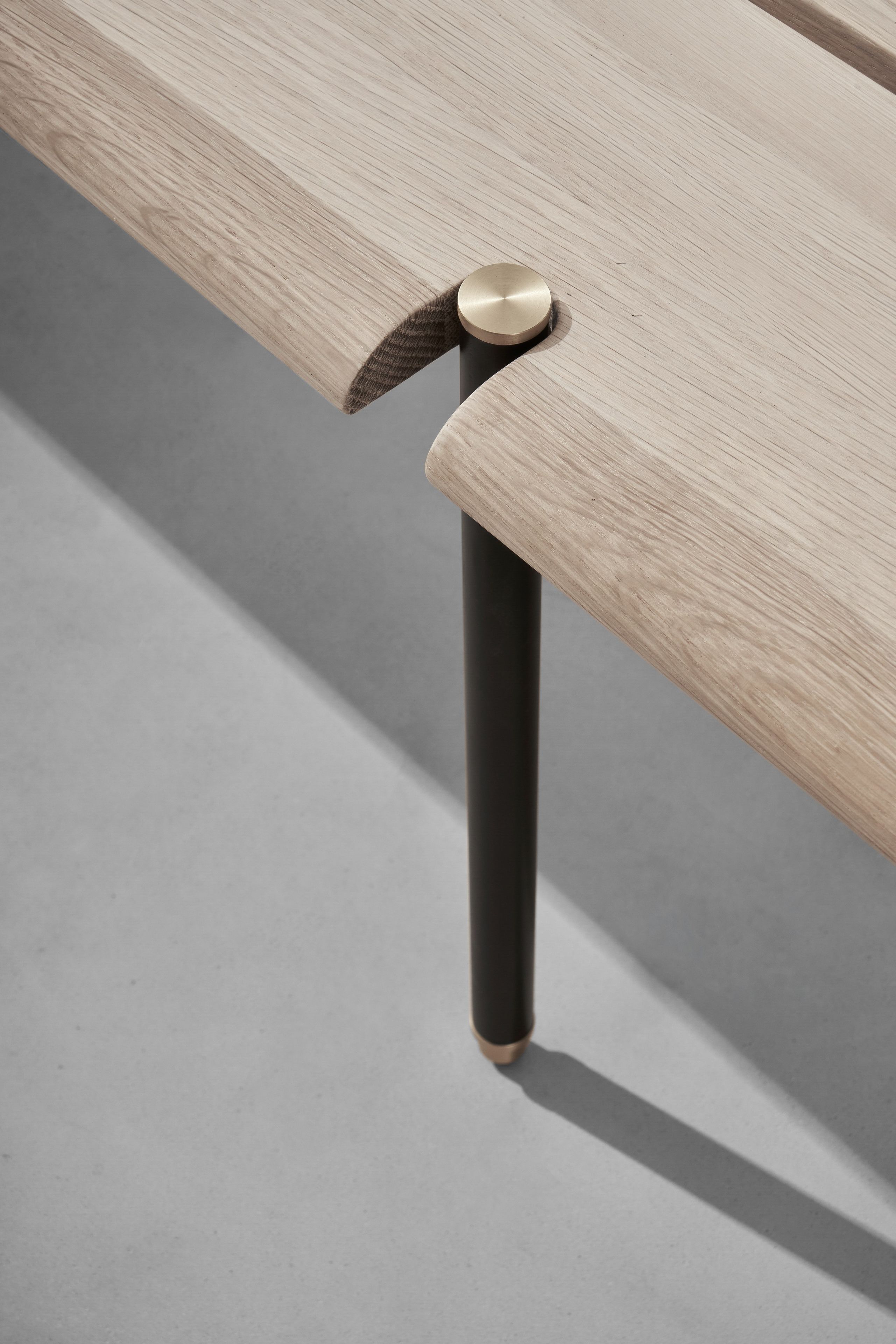 Стальная и деревянная скамья District Eight Укладка ARCH-00140767 - Вид №23