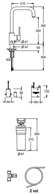GUGLIELMI Смеситель для естественной воды  Fgap39525  - Вид №8