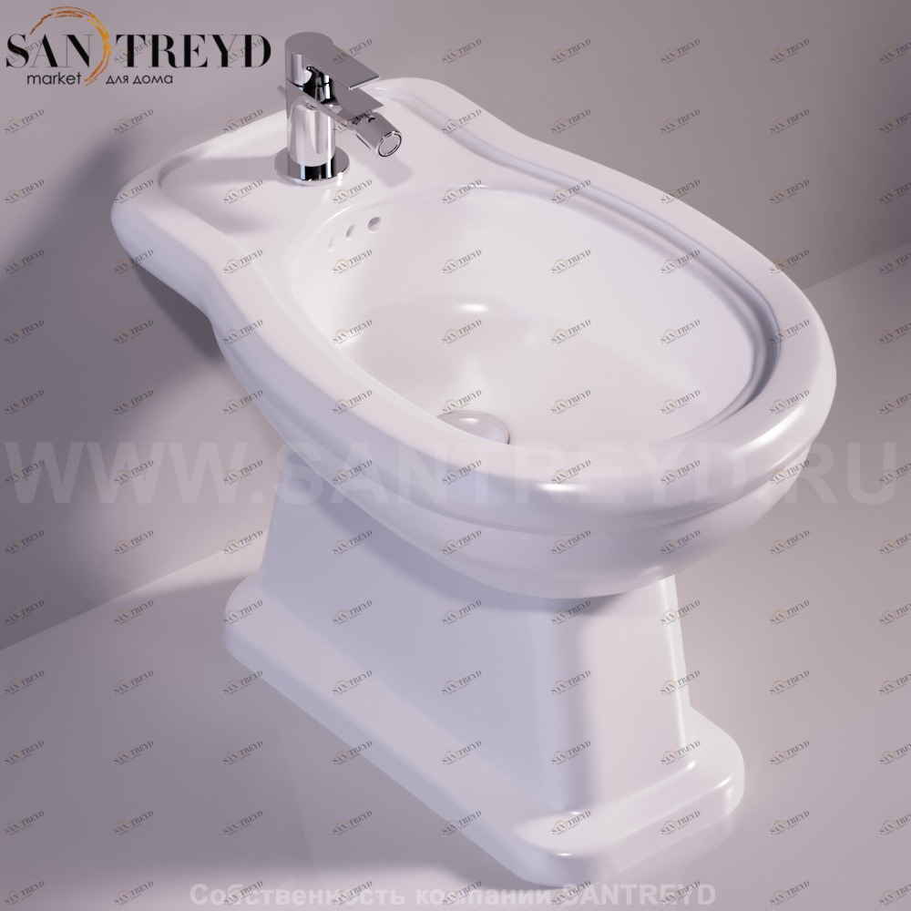 LA04BIANCO Биде напольное Lante Simas