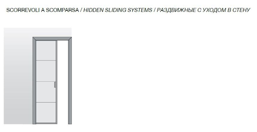 Стеклянная дверь Longhi Алюминиевые шикарные двери ARCH-00135971 - Вид №4