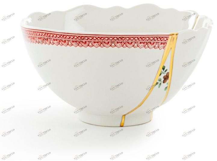 Seletti Чаша из фарфора и золота Kintsugi sun-id-1368292