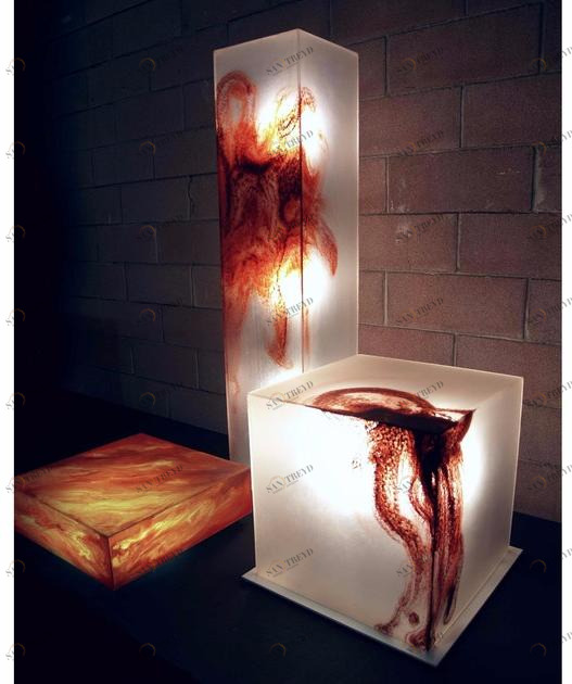 CEDRIMARTINI Торшер из смолы Monolith sun-id-1503978