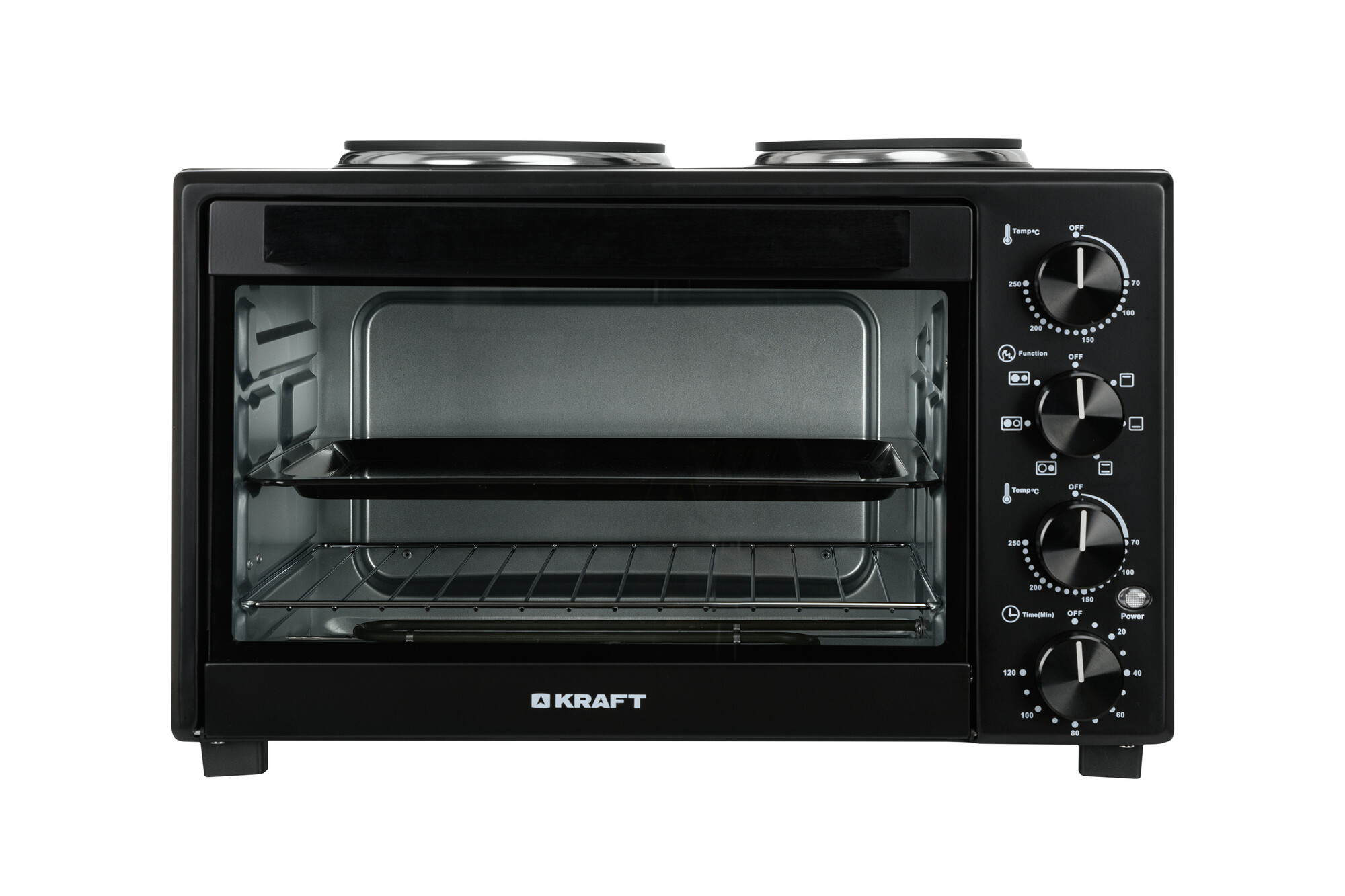 9080983 Мини-печь Kraft KFC-MOHP 380 HBL черный STDN-0127719 - Вид №1