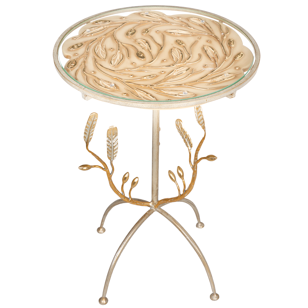 19088 Столик декоративный Oliva Branch Айвори BOGACHO 4627196596726 - Вид №2