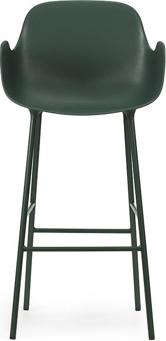 1402016 Кресло Bar 75 см, сталь / зеленый Normann Copenhagen Form - Вид №1