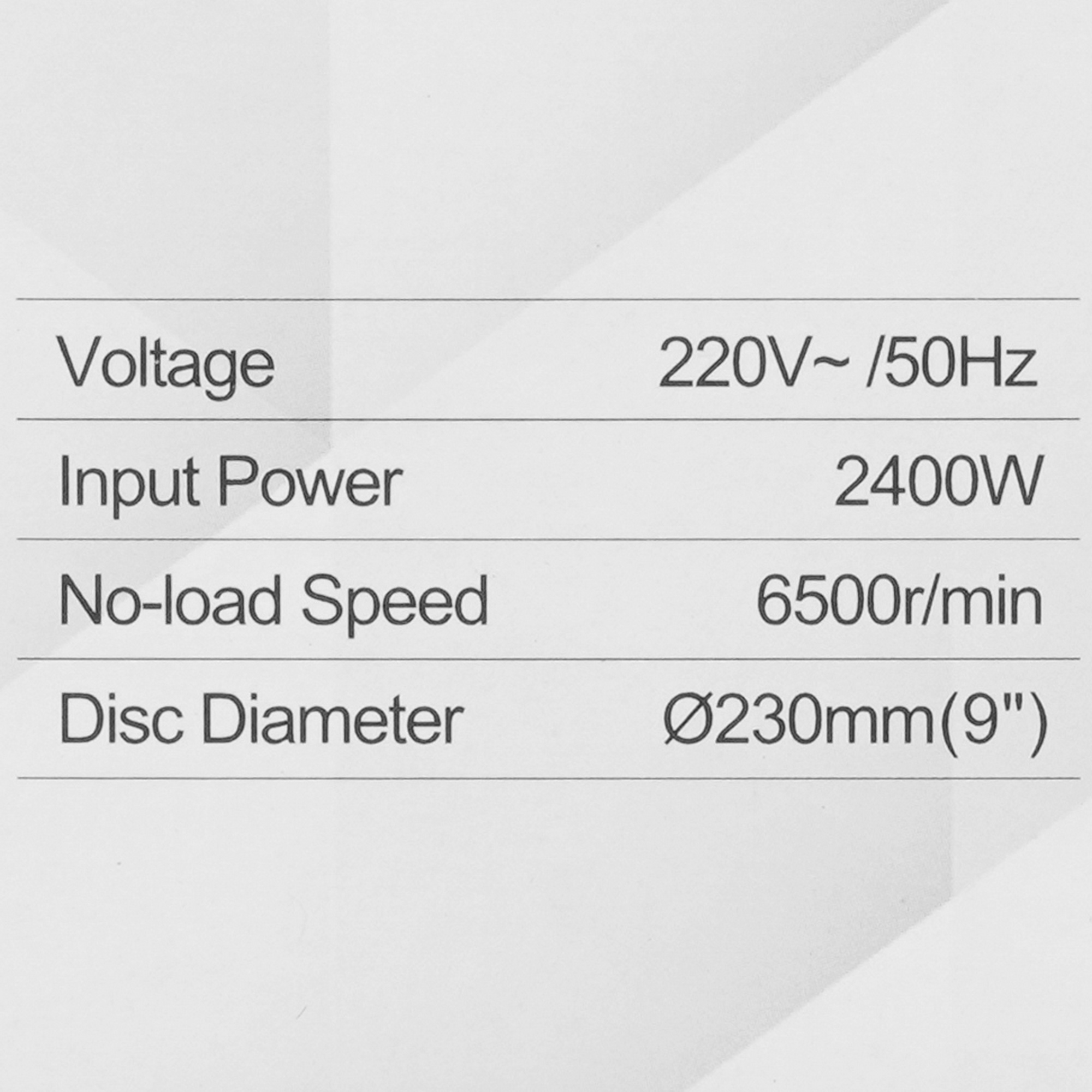 Углошлифовальная машина (УШМ) PIT PWS230-C3 9938109 STDN-0073424 - Вид №8