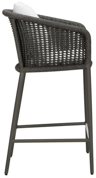 JANUS et Cie Морская веревка и алюминиевый табурет с подлокотниками Knot sun-id-1377427 - Вид №6