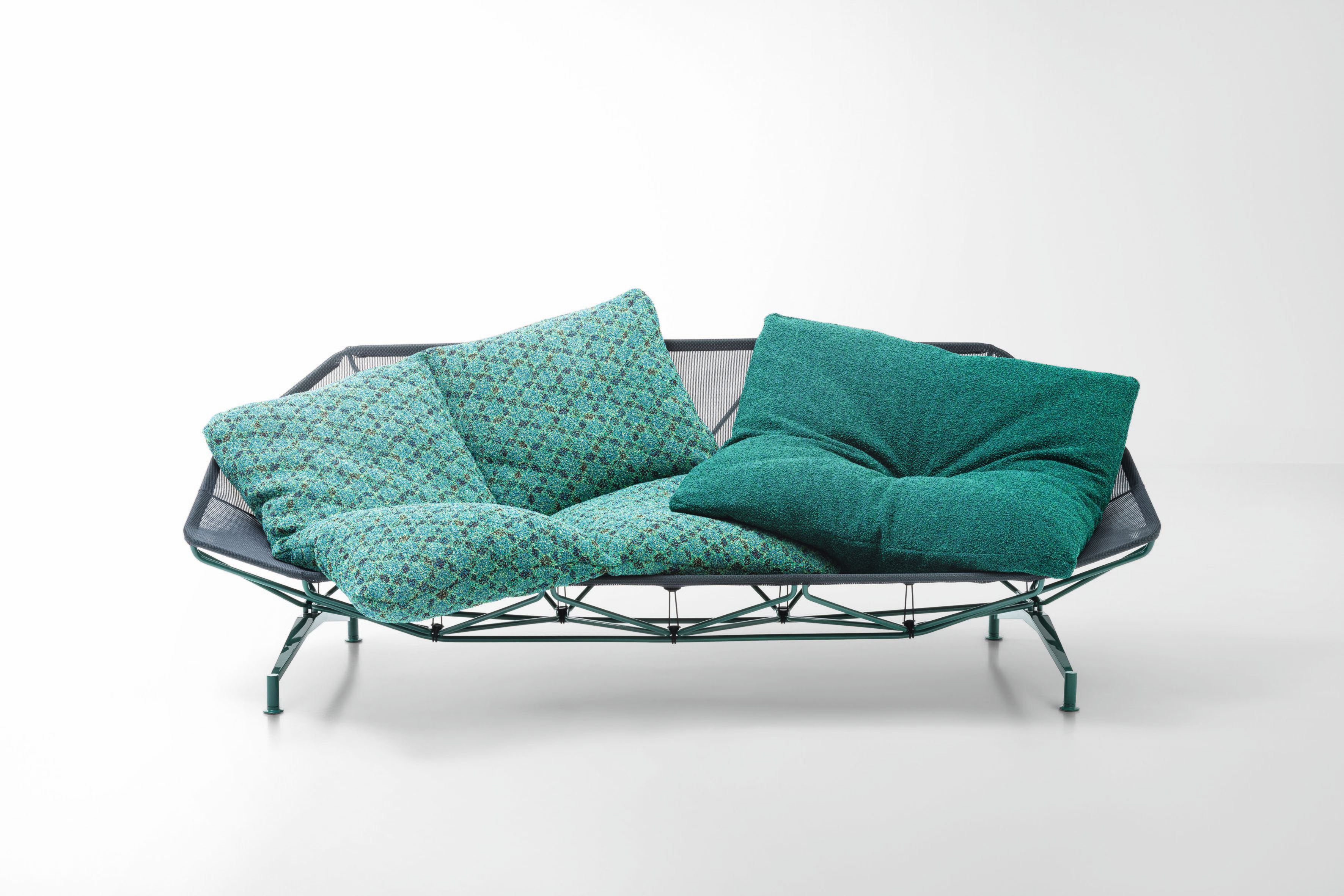 2-местный садовый диван из нержавеющей стали и ткани Paola Lenti Alma ARCH-00152141 - Вид №3