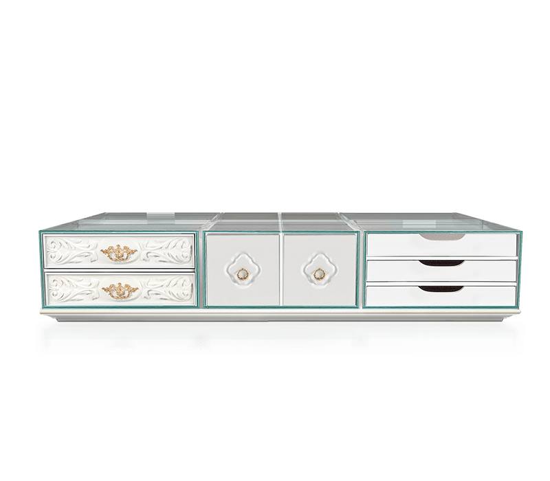 0-265 Белый кофейный столик Soho Boca Do Lobo 