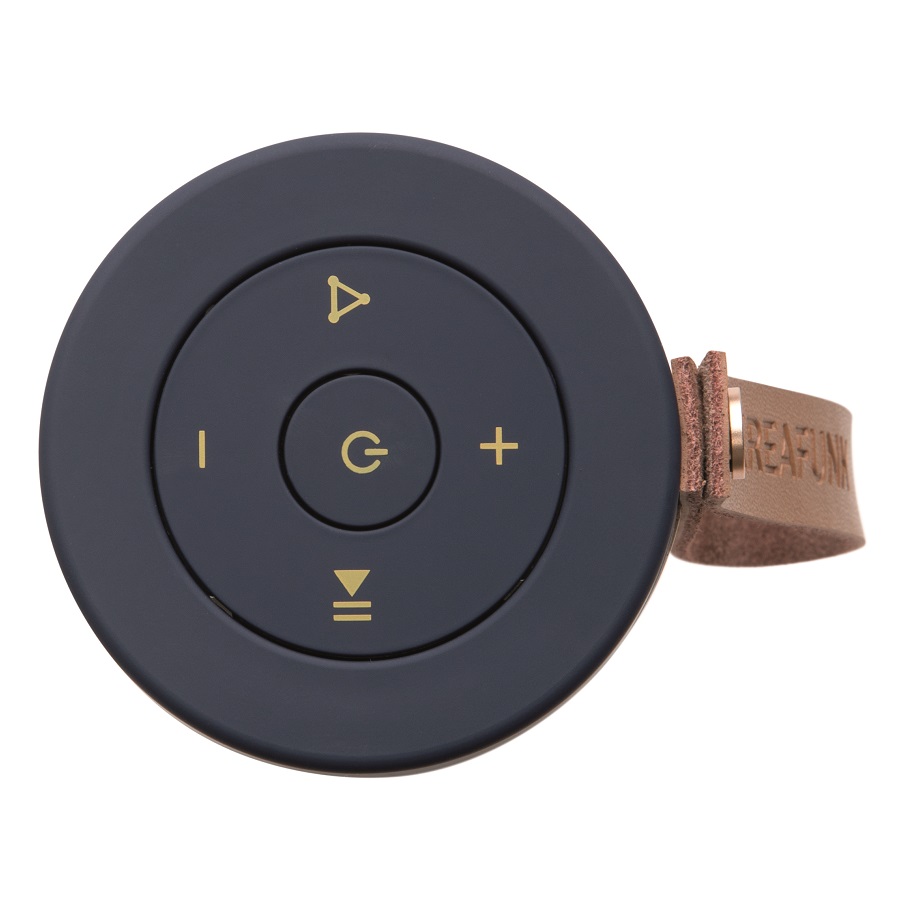 Колонка беспроводная с ремешком aFUNK, синяя с бронзой KREAFUNK KFCD06 - Вид №4