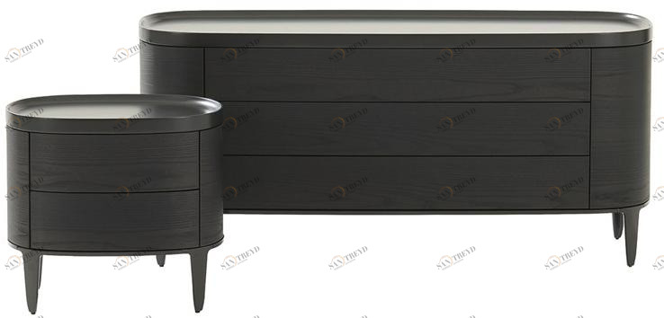 Poliform Деревянный лакированный комод Gentleman sun-id-1469316