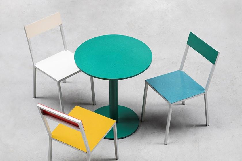 valerie_objects Круглый стол из лакированного алюминия  V9016034c/b  - Вид №2