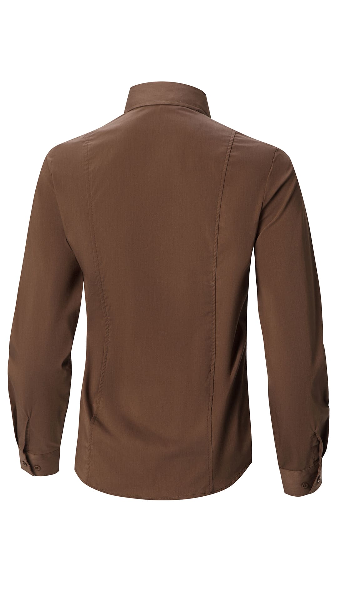 62513 Рубашка женская  chocolate El-Risto  Корпоративная одежда  размер 48 (XL)  - Вид №1