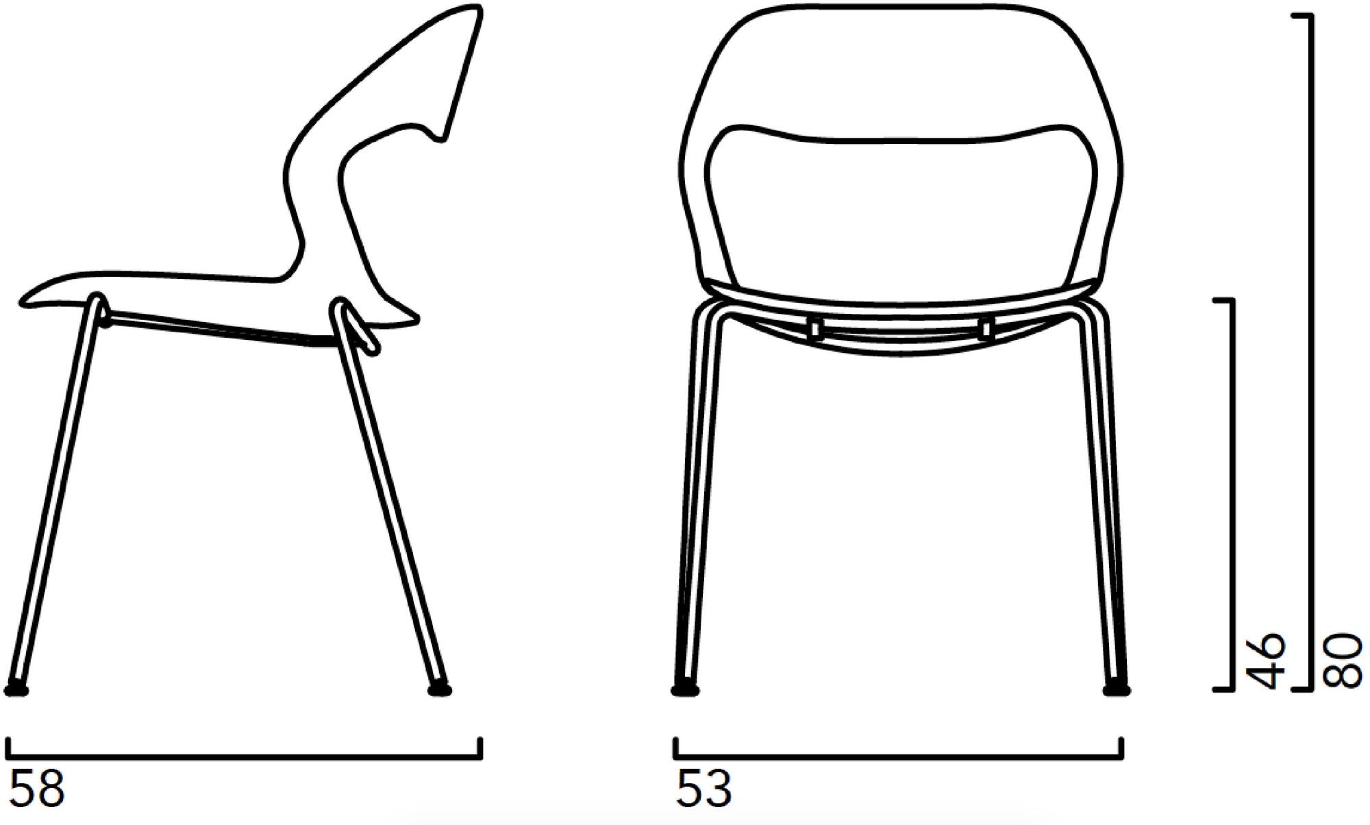 Crassevig Стул из полипропилена / стул для конференций Mixis sun-id-1461145 - Вид №12