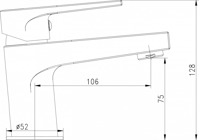 853524M101 CR - Смеситель для раковины Basic  Nizar Martí 1921 Marti 1921  - Вид №12