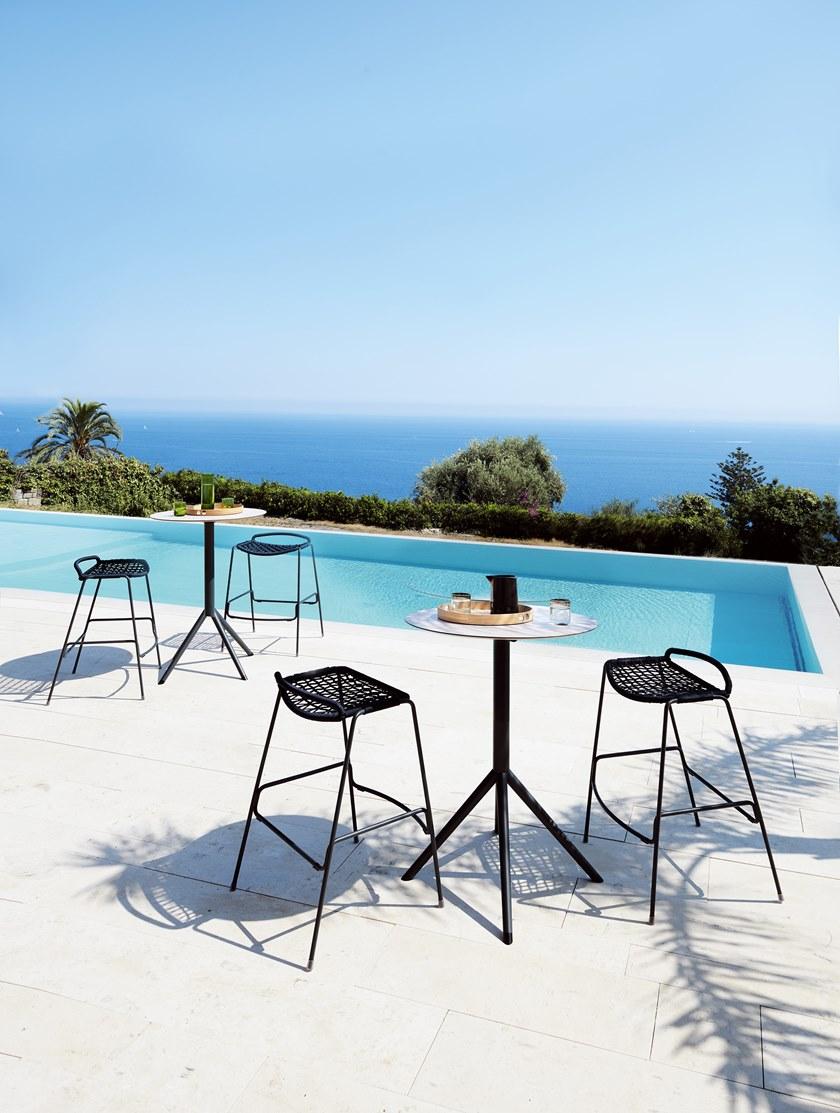 Potocco Круглый высокий стол с откидной крышкой Otx 887/tac - Вид №2