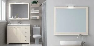 Avila Dos Зеркало COUNTRY в раме с полкой 95x80 Color 83 COLONIAL COUNTRY