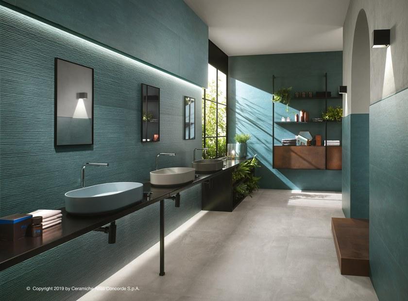 Atlas Concorde Белая плитка для стен с эффектом бетона Raw sun-id-1483334 - Вид №54