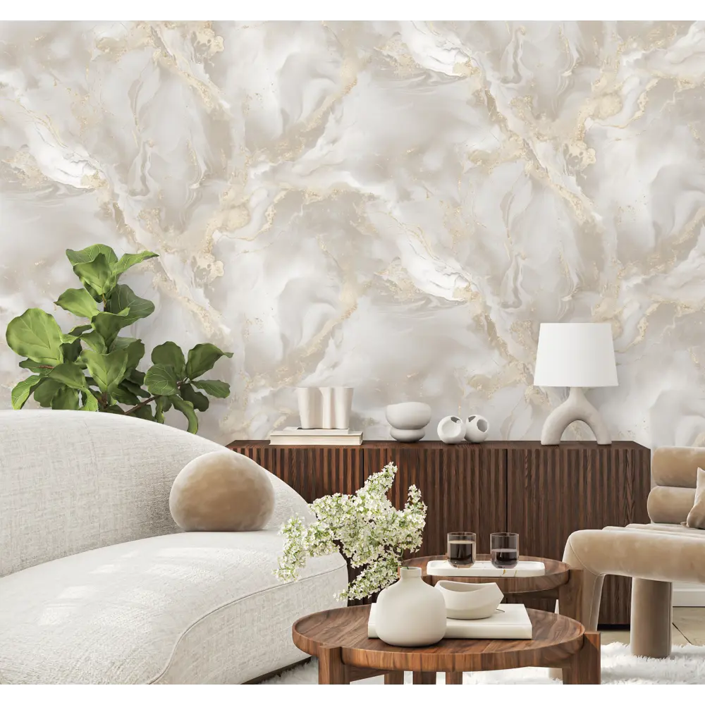 Victoria Stenova Odyssey - флизелиновые обои бежевые для элегантного интерьера 89374706 STLM-0821772 - Вид №3