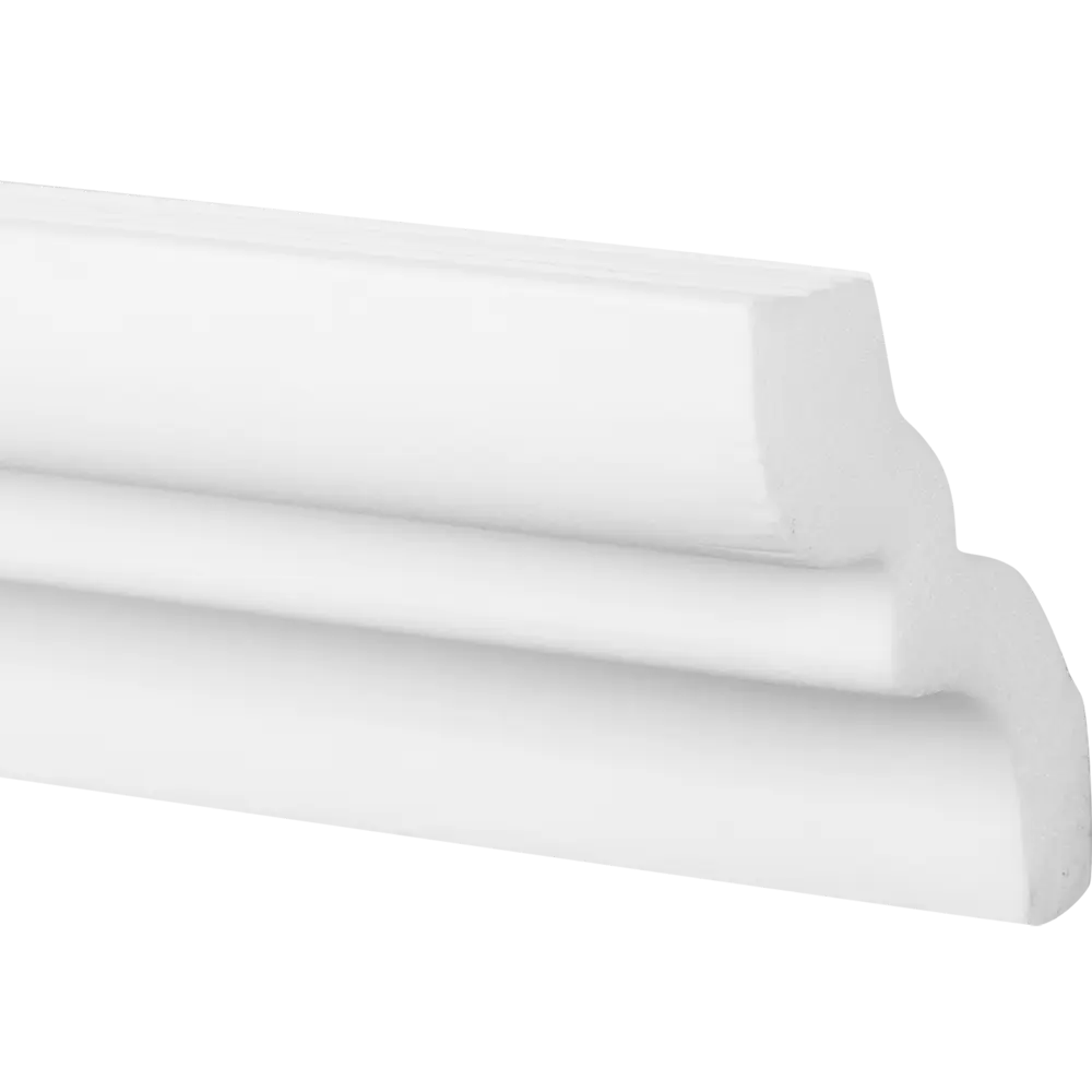 Плинтус потолочный пенополистирол NMC белый 41х50х200 мм STLM-2096909