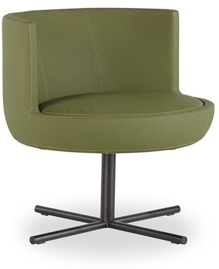 B&T Design Кресло в коже с 4-мя спицами Round sun-id-1437208 - Вид №3