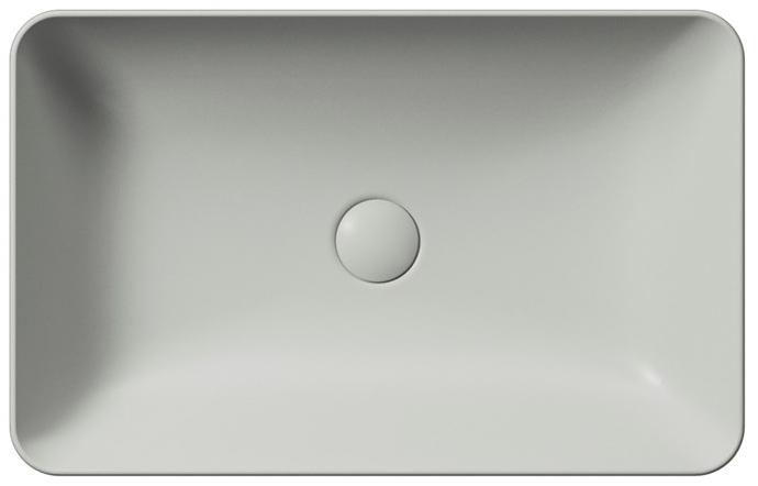 Подвесная раковина настенная овальная GSI ceramica Color elements белая sun-id-1383624 - Вид №11