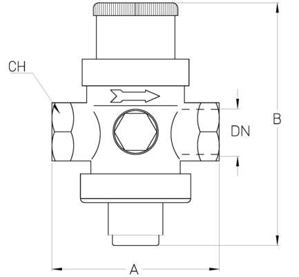 CIMBERIO CIM 1060N Редуктор давления латунный CIM 1060N  - Вид №1